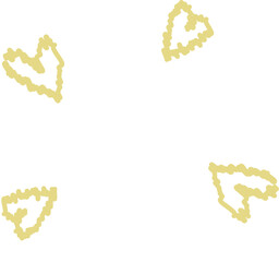 Chalk Drawn Star with Hearts