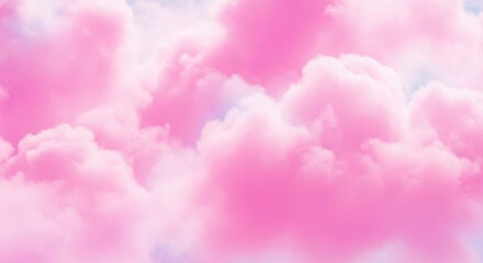 Pink cotton candy clouds abstract background texture 