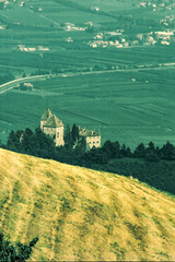 Castel Leone, medieval castle near Lana, in Bolzano province, Italy