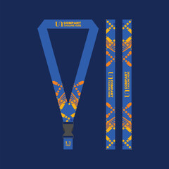 Naklejka premium Office and company ID card lanyards 