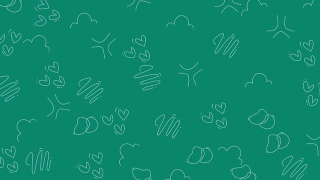 seamless pattern with christmas trees