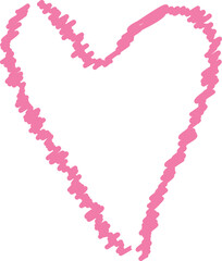 Scribbled Heart Outline