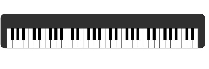 piano keys vector illustration