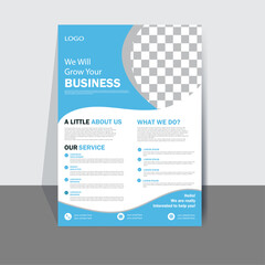Business flyer design corporate template design