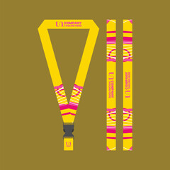 Office and company ID card lanyards 