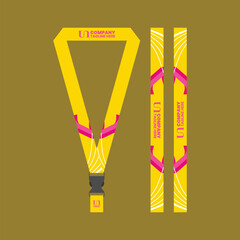 Office and company ID card lanyards 