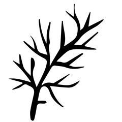 aesthetic seafood fish doodle for restaurant menu