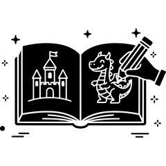 Coloring Tale Icon