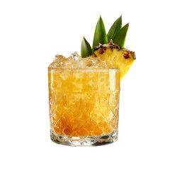 Pineapple cocktail png beverage png drink png tropical png garnish png party png bar png summer png refreshing png glass png transparent background image