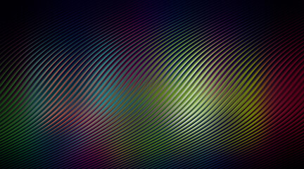 Dark abstract background with colorful gradient, textured surface, and diagonal lines creating a dynamic pattern