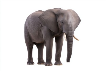 Fototapeta premium Elephant on white background