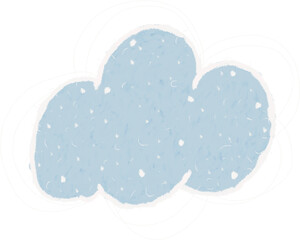 Cute cloud illustration