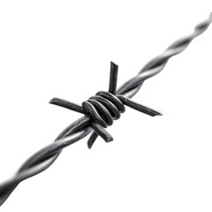 Steel barbed wire fence png security png sharp png danger png boundary png industrial png metal png coil png prison png safety png transparent background image