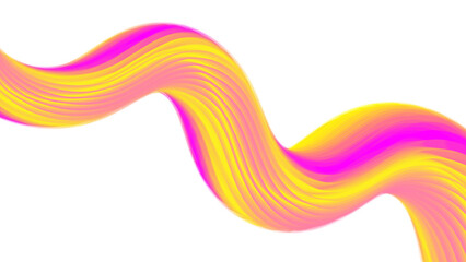 A vibrant 3D visualization of a twisting, fluid form in motion—featuring bold colors, smooth geometry, and dynamic energy. Abstract dynamic style fluid lines for design elements.	
