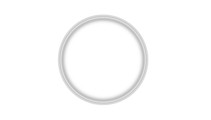 Soft grey circular light radiates with calm elegance. Subtle illumination creates a misty halo effect. Perfect PNG for modern, minimal, or abstract design concepts.