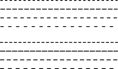 Horizontal Dotted Line Divider and Dashed Underline collection. Text dot Underline set