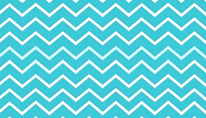 A repeating turquoise and white zigzag pattern covering the entire image. The pattern forms alternating horizontal lines