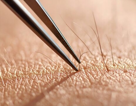 肌ケアを映す毛抜きによる除毛