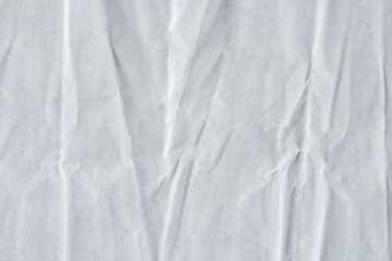White creased crumpled glued paper poster mockup texture background