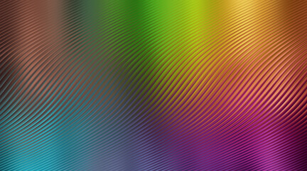 Colorful rainbow gradient background with diagonal lines creating a vibrant and dynamic abstract design element