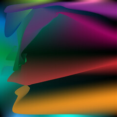 Colorful abstract gradient background vector design