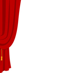 Curtain Vector Illustration