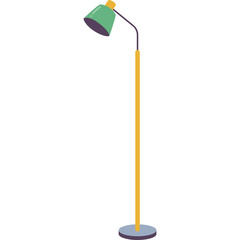Stand Lamp Illustration