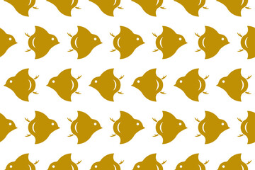 千鳥模様のシームレスパターン