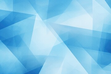 Obraz premium A serene abstract design featuring overlapping light blue geometric shapes, evoking a sense of calm and tranquility.