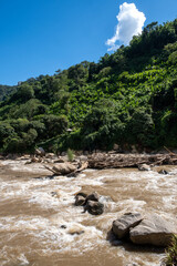 Mae Taeng River Rapids and Green Hills, Chiang Mai
