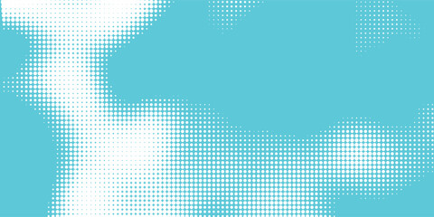 Fototapeta premium Dot white green wave light technology texture background. white halftone backgrond