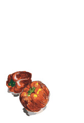 Naklejka premium 赤パプリカ