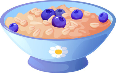 Oatmeal with Blueberry
