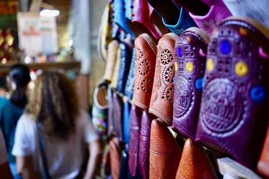 Mercado Marrakech Babuchas