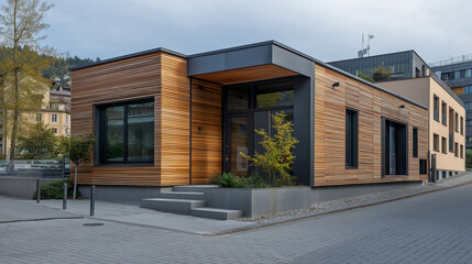 modern building in the city