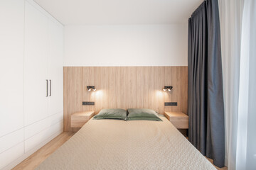 Luxurious Master Bedroom Interior, Modern House, Beautiful Interior, king size, Double Bed.