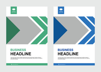 Business flyer template design corporate marketing promotion