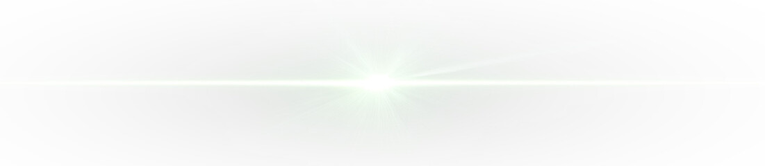 Shiny sparkle light effect with glowing beams, bokeh background, and starburst highlights perfect for abstract sun and spotlight vector PNG compositions