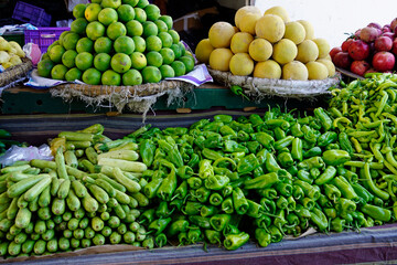 fresh vegetables on the bedouin market in El Quseir