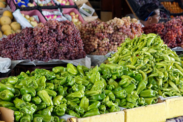 fresh vegetables on the bedouin market in El Quseir