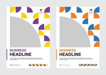 Business flyer template design marketing promotion corporate