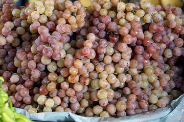Ripe grapes at bedouine market in El Quseir