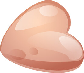 White Chocolate Heart