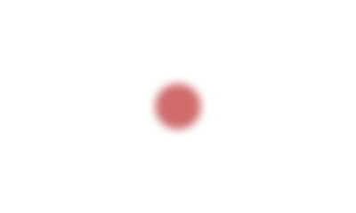 Blurred Gradient Circle with Red Holographic Dots | Shining Transparent PNG Ball Abstract Design