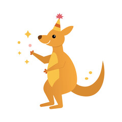 reindeer with christmas gift