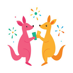 easter bunny with easter eggs