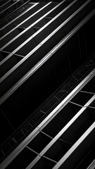 Obraz premium Abstract Architecture - Geometric Lines and Shadows in Urban Design.