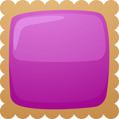 Square Cookie Button