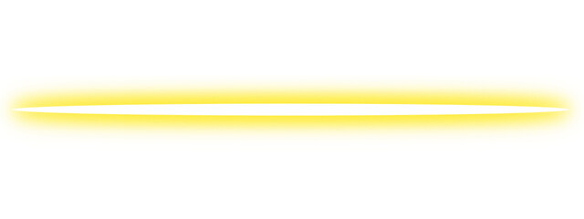 Obraz premium Neon yellow glowing line on dark background