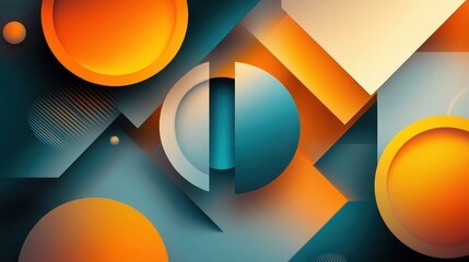 abstract geometric shapes background